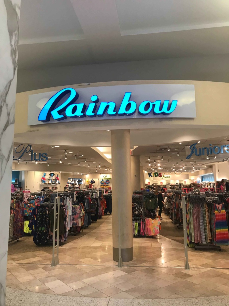 "rainbow' brand channel letters